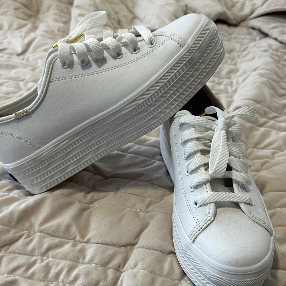Keds White Platform Sneakers